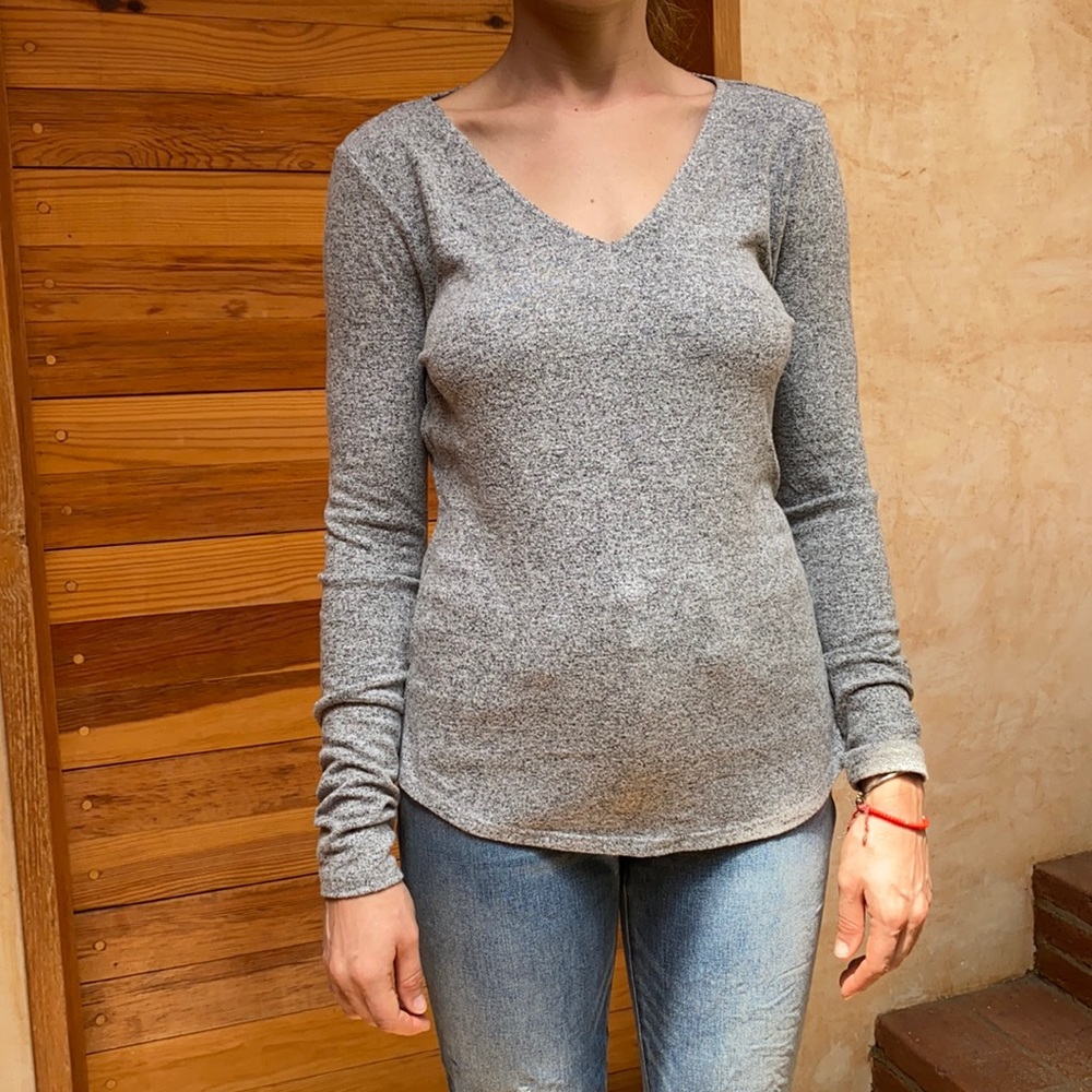 Soft grey long sleeve